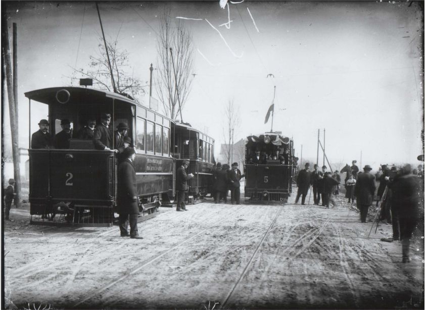 Elektrické tramvaje v Praze, 1896