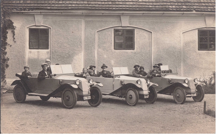 Automobily Tatra 11 v polovině dvacátých let 20. století